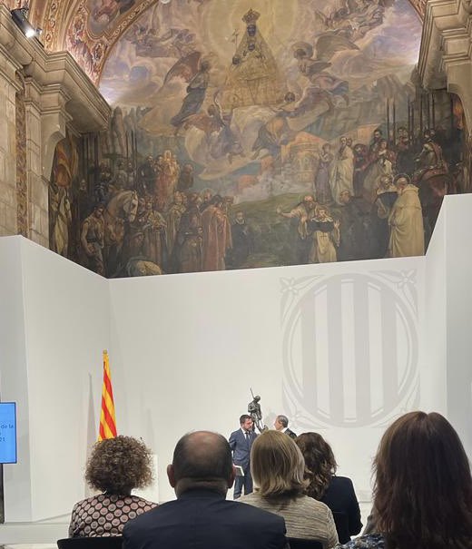 El degà del Registradors de Catalunya, assisteix a l'Acte commemoratiu del 90è aniversari de la Comissió Jurídica Assessora